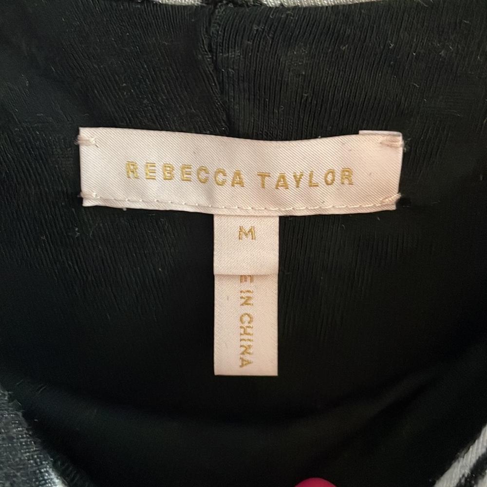NWOT 🦓Rebecca Taylor 🦓 Zebra Lily Printed Dress - Picture 5 of 7